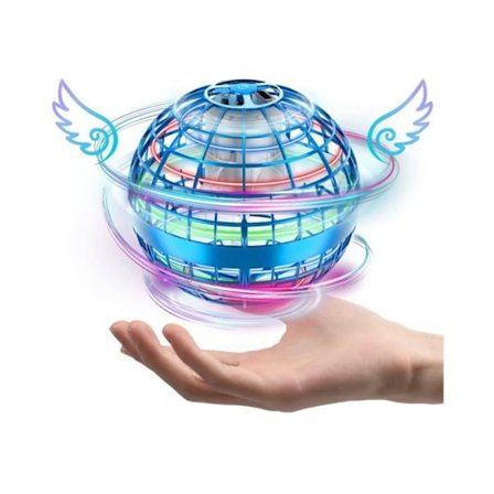 Lentävä Pyörivä Taika Itsevalaiseva Lentävä Pallo Mini-Drone Lapsille, Lelahja Pojille ja Tytöille 6-18-vuotiaille Lapsille-yux
