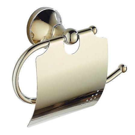 Vintage-tyyli Brass-paperipidike kylpyhuoneen paperille (kulta)