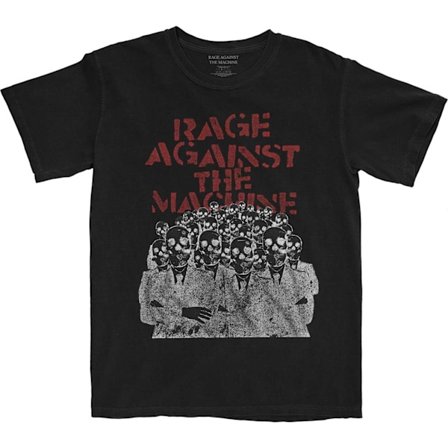 Rage Against the Machine Unisex Vuxen Crowd Masks Bomull T-Shir