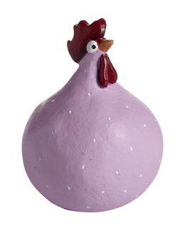Dekoration høne 1-pak Lilla