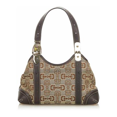 Gucci Vintage Shoulder Bags Brun, Dame Vintage Tasker, Størrelse: ONE Size