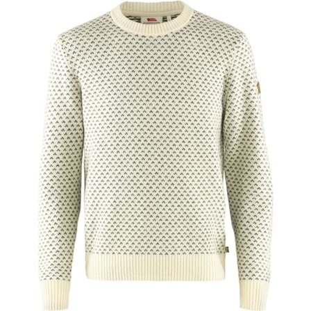 Fjällräven Men's Övik Nordic Sweater Men long-sleeved sweaters White S