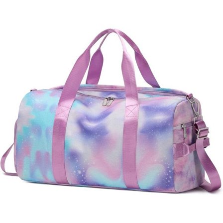 Gymbag for kvinner og menn, liten sportsbag med våtrom og skoskap, reiseveske, weekendbag