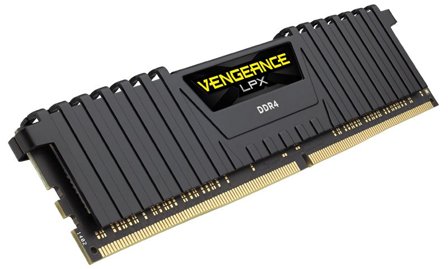Corsair Vengeance LPX - DDR4 - 16 GB: 2 x 8 GB - DIMM 288-pin - 2400 MHz / PC4-19200 - CL16 - 1.2 V - ikke-bufret - ikke-ECC - svart