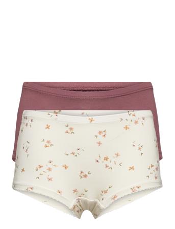 Hipsters 2-Pack - Bamboo Night & Underwear Underwear Underpants Multi/mönstrad Minymo