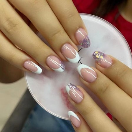 24st False Nails Short Almond W443 W443