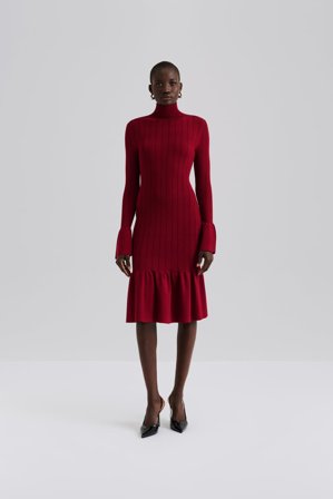 Malina - Amalia midikleid - XL - Deep Red