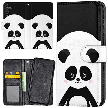 Samsung Galaxy S26 Plus - Lommebok Deksel Cute Panda