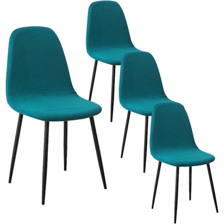 Skandinavisk Spisestol Trekk Stretch Jacquard Stoltrekk