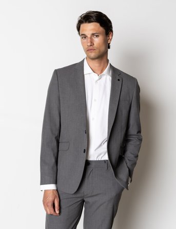 Clean Cut Copenhagen Conrad Xo Blazer - Grey - 48