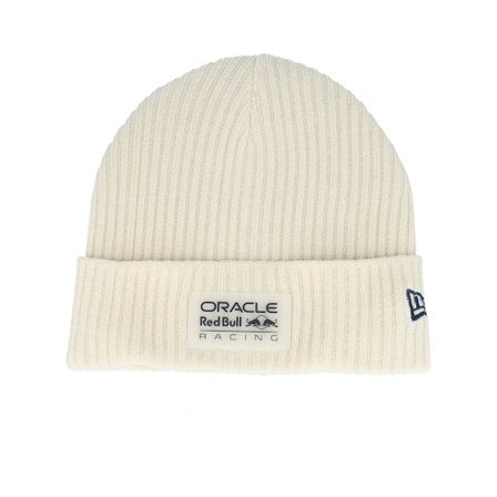 New Era - Motor Beige Bonnet - Red Bull F1 25 Repreve Knit Stone Short Beanie @ Hatstore
