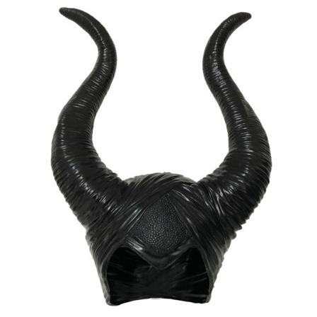 Tjejer horn hatt svart drottning cosplay headpiece kvinnor halloween kostymer anime häxa huvudbonad fest rekvisita