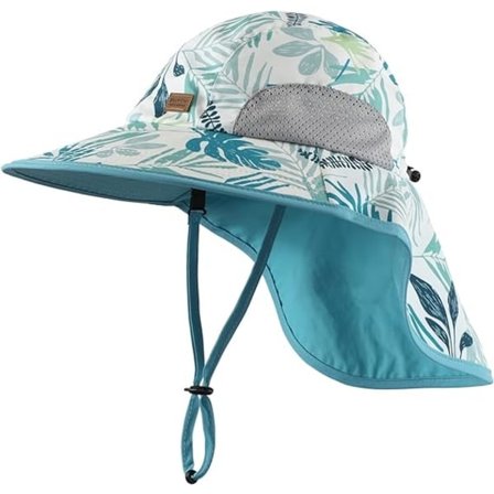 IC Baby Toddler Solhatt med Bred Brätte UPF50+ Fiskehatt med Klaffrem