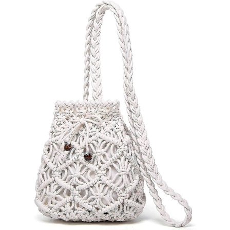 Olkalaukut, Rattan-kudotut Kesäranta-Olkalaukut Käsilaukut