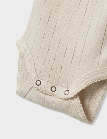 Lil'Atelier Nbfrachel Nis Ls Slim Body Lil Noos - Beige - 68