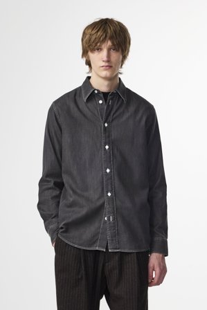 NN.07 Colby 5765 Shirt Male Grey Organic Cotton