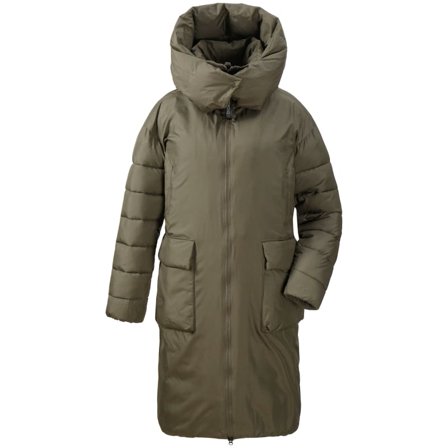 Didriksons Melina Women's Puff Coat Women synthetic-lined parkas Green 40