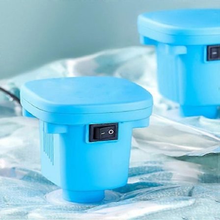 Elektrisk partypump Dubbelhåls Inflator Elektrisk pump blå