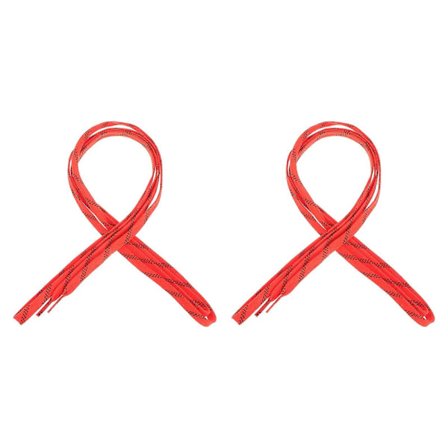 1 par professionelle skøjtesnørebånd med voks, frostsikre og brudsikre snørebånd til sport, skiløb og hockey (orange, 96 tommer)