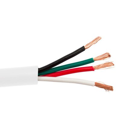 SCP 16/4OFC-HD-WT | 4-Conductor Speaker cable | Pull-box | White | 152m