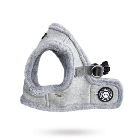 Gia ML. Grey - Fodrad Jacket Hundsele - Klassiska hundselar, Jacket, Step-in, Y-Selar Dragselar, Fodrade vinterselar på Doggie.se