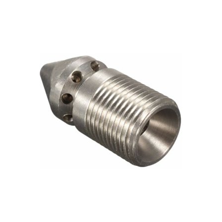 Högtryckstvätt Dräneringsram Avlopp Roterande rengöringsmunstycke 9 munstycken 3/8" hangänga 4,5 mm 1 st.
