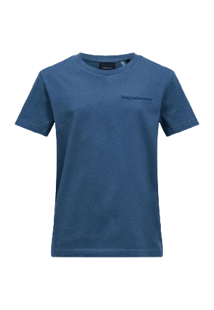 Peak Performance Jr Original Small Logo Tee T-shirts & toppar Unisex Blå 160