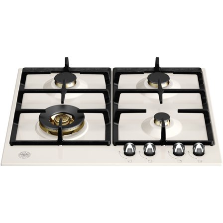 Bertazzoni P604LHER Heritage gaskomfur elfenbenshvid/krom - Elfenbenshvid, ral 9010 | KitchenOne