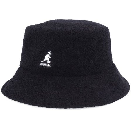 Kangol - Svart bucket Hatt - Bermuda Black Bucket @ Hatstore