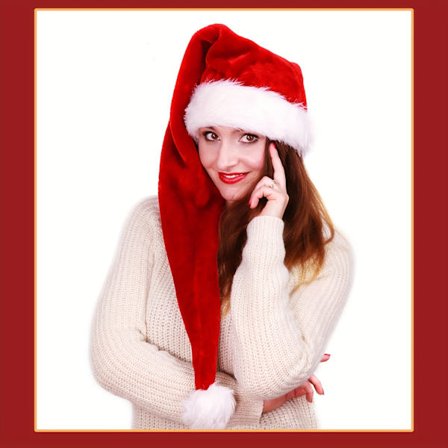 Tomteluva Extra lång plyschtomteluva 70cm