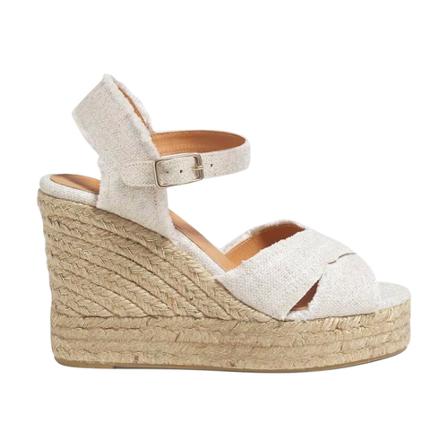 Castañer, Flat shoes Biały, Kobieta, Rozmiar: 37 EU