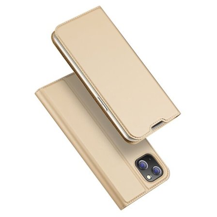 Dux Ducis Skin Pro Holster Flip Cover til iPhone 14 Plus guld