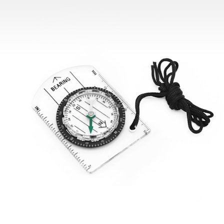 Outdoor Professional Mini Compass Map Scale Viivain monitoimi