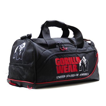 Gorilla Wear Jerome Gym Bag Sort/Rød