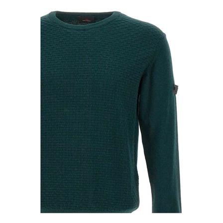Peuterey Round-neck Strik Grøn, Herre Strik, Størrelse: XL