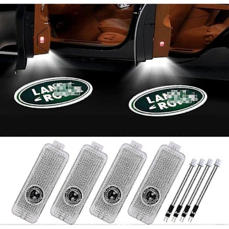 4 st LED-dörrlampor för Land Rover, 3D Trådlös Esy-projektor (FMY)
