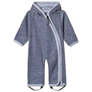 Isbjörn Of Sweden Denim Woolly Onesie 56/62 cm - All in ones - 56/62 cm - Blue - Junge