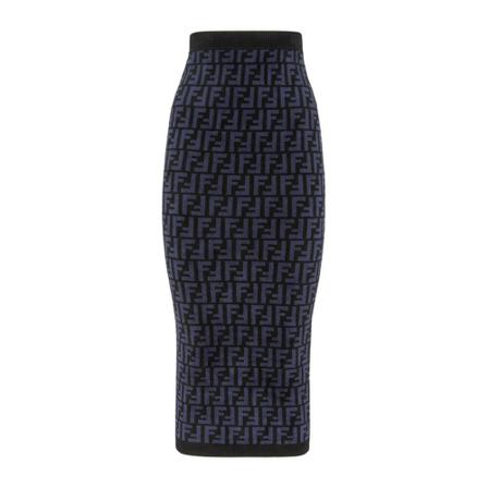 Fendi - Minikjolar - Blå - Dam - Storlek: 2xs, Dam, Storlek: 2XS
