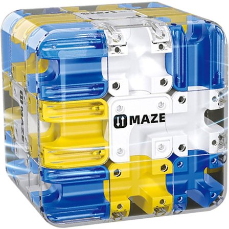 3D Labyrintkube – Logisk Puzzle for Børn & Voksne, 3x3 Labyrintspil til Stresslindring og Logikudvikling