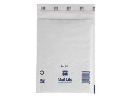 MAIL LITE Bubbelpåse C/0 150x210mm remsa 10/fp - Lyreco - Emballage och lagerutrustning - Kuvert och postemballage - Bubbelpåsar