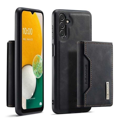 8-PAIKAINEN Samsung A14 5G/4G iskunkestävä kansi, jossa magneettikorttipidike DG.MING irrotus