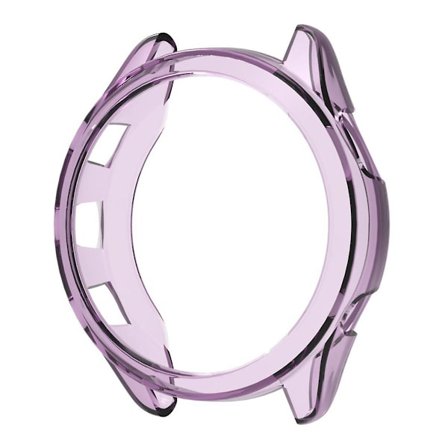 För Garmin Forerunner 965 TPU Klockfodral Ram Anti-repa Transparent Halvkroppsskydd