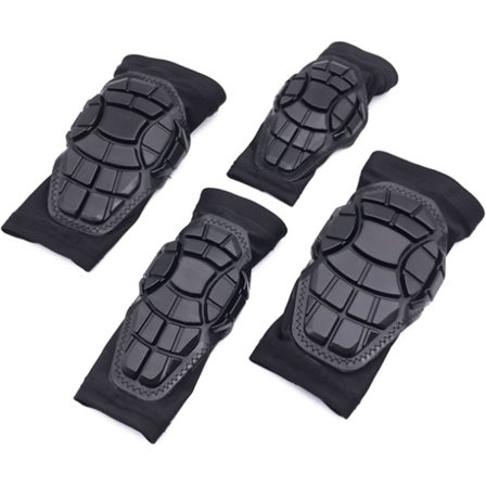 Lasten pehmeä suojavarustesetti, lasten kyynär- ja polvisuojat, sopii potkupyörille, rullalaudoille, rullaluistimille, potkulaudoille, M