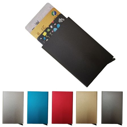 6-pack automatisk kreditkortsfodral visitkortshållare