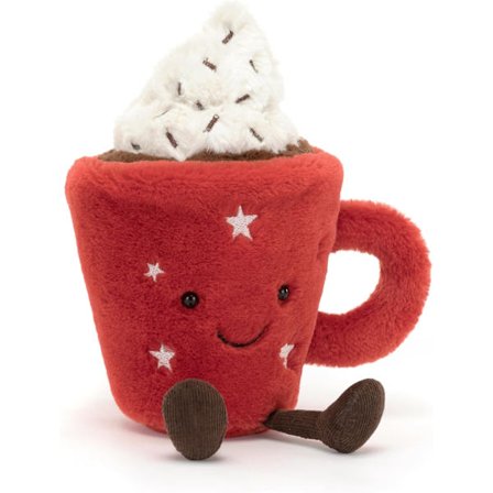 Jellycat Rolig Varm Choklad – H: 19 cm x L: 9 cm