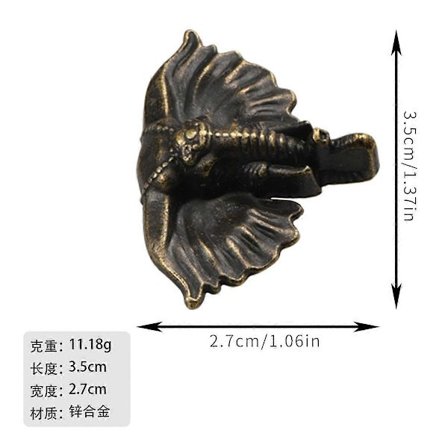 10 sarjaa laatikko Eläinpää Vetokahvat Nupit Lipasto Kaappi Vetorengas Vintage-tyyli Sinkkiseos Kahva{KDO}