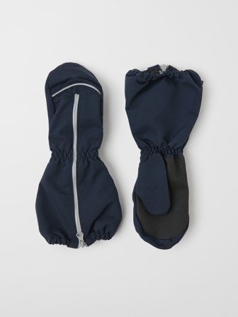 Polarn O. Pyret Skalvantar med dragkedja - 1 - barnkläder - blue