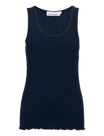 Candacekb Tank Top T-shirts & Tops Sleeveless Tummansiniset Karen By Simonsen