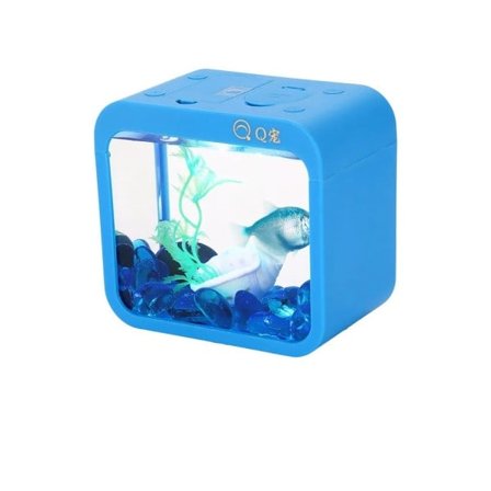 Kreativ Avtakbar Fisk Skåler Akryl Transparent Bygning Blokk Mini Fisk tank