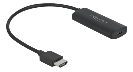 Delock video adapter - HDMI / USB - 24 cm